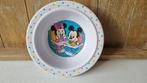 Vintage Pap Vla Schaaltje Disney Babies Mickey Minnie Mouse, Verzamelen, Disney, Verzenden, Mickey Mouse, Gebruikt, Servies