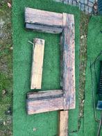 Massief Houten Schouw/Haardombouw, Doe-het-zelf en Verbouw, Hout en Planken, Gebruikt, Ophalen of Verzenden, 50 mm of meer, Balk