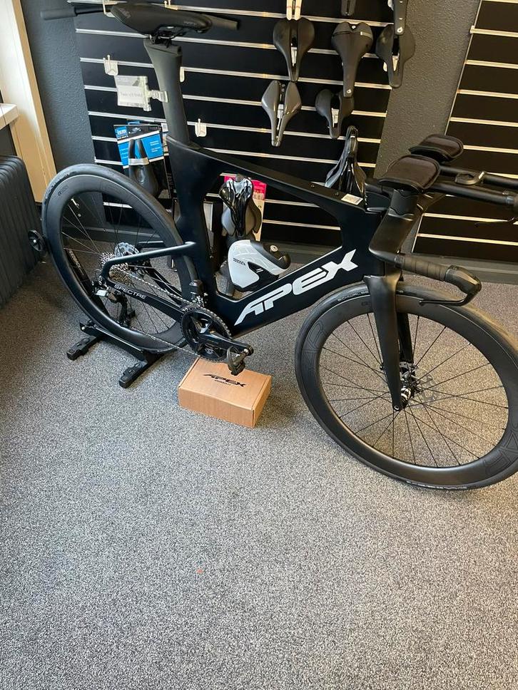 Apex triathlonfiets / tijdritfiets. Framemaat 58. Sept 2024, Fietsen en Brommers, Fietsen | Racefietsen, Zo goed als nieuw, Heren