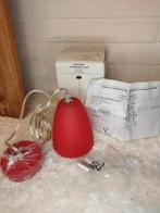 Nieuwe hanglamp, rood glas, Ophalen of Verzenden, Nieuw, Glas, Minder dan 50 cm