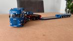 P Adams Scania R 620  met dieplader NZG 1:50, Ophalen of Verzenden, Zo goed als nieuw, Bus of Vrachtwagen, NZG