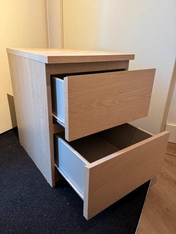 Ikea nachtkastje malm 2 stuks - afbeelding 3