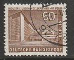 Berlijn 1956 151 Beurs 60p, Gest, Postzegels en Munten, Ophalen of Verzenden, Overige periodes, Gestempeld