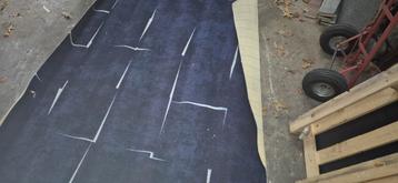 Mooie Vloerbedekking - Blauw/Wit beschikbaar voor biedingen