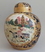 Antiek Chinese gedekselde porseleinen vaas, Ophalen of Verzenden
