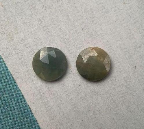 Grijsbruine Saffieren edelstenen saffier grijs cabochons, Sieraden, Tassen en Uiterlijk, Edelstenen, Nieuw, Verzenden