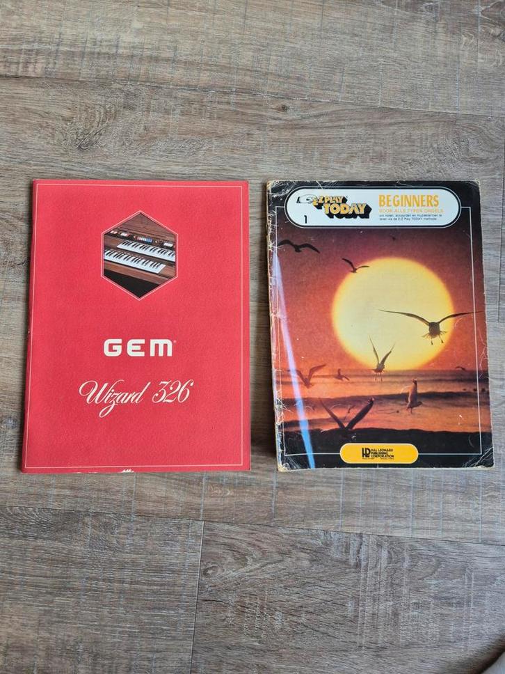 GEM Wizard 326 Handleiding & Leerboek - Vintage Orgel, Muziek en Instrumenten, Orgels, Gebruikt, Orgel, Ophalen of Verzenden