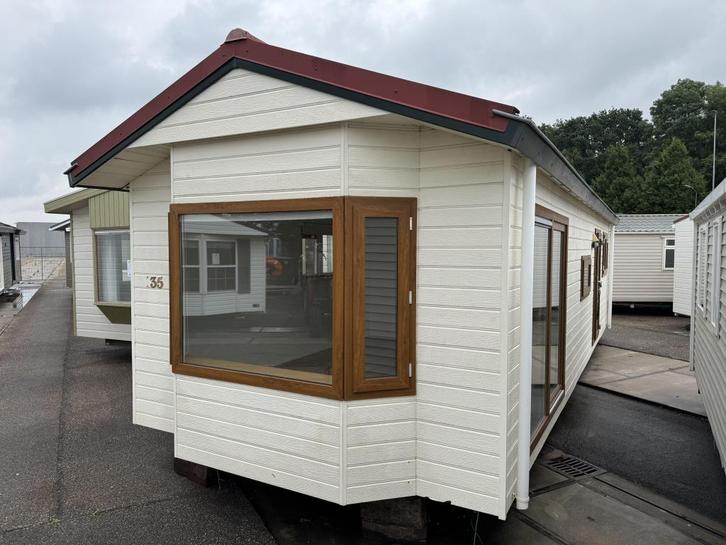 Maat Chalet 10 x 3.80 m 2 Slp Winterhard, Caravans en Kamperen, Stacaravans