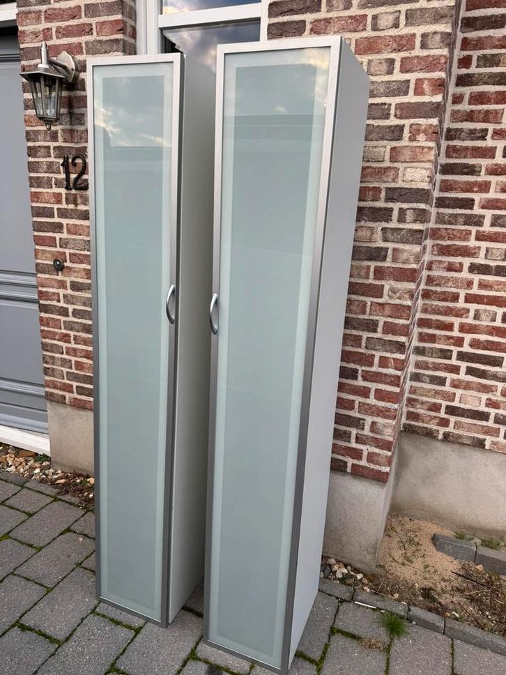 2 badkamer kasten / badkamerkasten van Ikea, Vättern, Huis en Inrichting, Badkamer | Badkamermeubels, Gebruikt, (Half)hoge kast