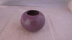 mooie paarse bolle vaas, Gebruikt, Overige kleuren, Aardewerk of Porselein, Ophalen of Verzenden