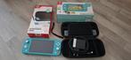 Nintendo Switch Lite - Animal Crossing Edition, Verzenden, Turquoise, Zo goed als nieuw, Met beschermhoes of tas