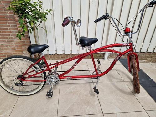 Custom Tandem bike, Fietsen en Brommers, Fietsen | Tandems, Gebruikt, Minder dan 10 versnellingen, Ophalen