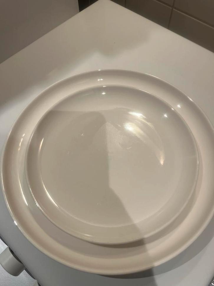 Compleet wit porseleinen servies Lidl (3x6), Huis en Inrichting, Keuken | Servies, Nieuw, Compleet servies, Effen, Porselein, Ophalen of Verzenden