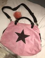 Nieuwe suede velvet tas roze of grijs, Ophalen, Nieuw