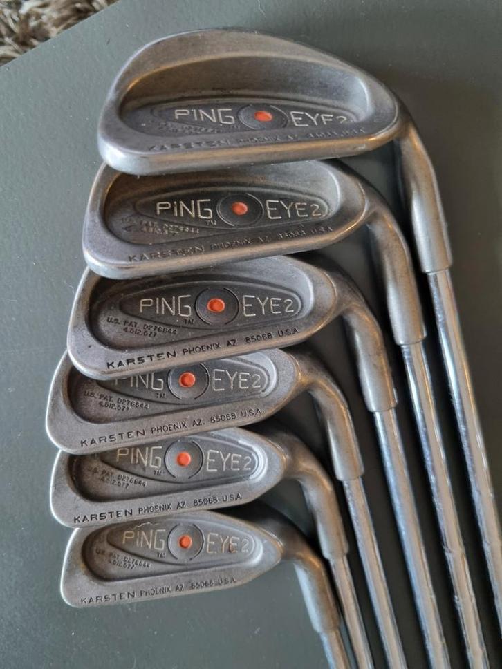 PING EYE2 red dot ijzers 4,6,8,9,W,S, ZZ Lite flex, topstaat, Sport en Fitness, Golf, Gebruikt, Set, Ping, Ophalen of Verzenden