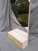 Brabantia spiegel met kammenbakje/ opknapper, Ophalen, Gebruikt, Rechthoekig