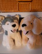 Knuffel hondjes husky & labrador ZGAN, Kinderen en Baby's, Speelgoed | Knuffels en Pluche, Ophalen of Verzenden, Zo goed als nieuw