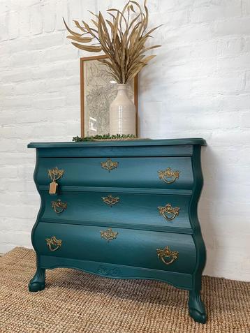 Buikkastje forest green opgeknapt blauw groen beschikbaar voor biedingen