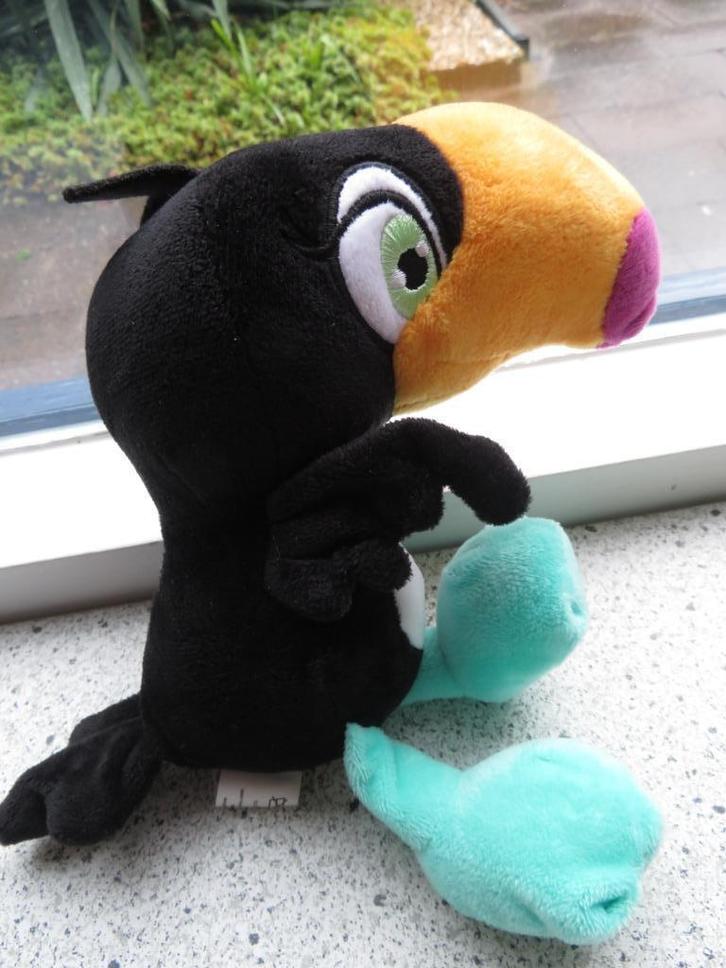 Toekan knuffel Valk Kids merk Koppen Creative groene poten, Kinderen en Baby's, Speelgoed | Knuffels en Pluche, Zo goed als nieuw