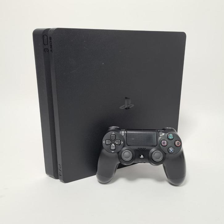 Playstation 4 Slim 1TB met Controller, Spelcomputers en Games, Games | Sony PlayStation 4, Gebruikt, Overige genres, 1 speler