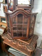 Vitrinekastje oud Engelse antieke stijl kastje vitrine kast, Huis en Inrichting, Kasten | Vitrinekasten, Ophalen of Verzenden