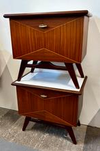 Twee Vintage Nachtkastjes Teak van Teeffelen, Ophalen, Gebruikt, ., .
