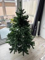 Kunstboom volledig met rood/goude versiering, Ophalen, Gebruikt