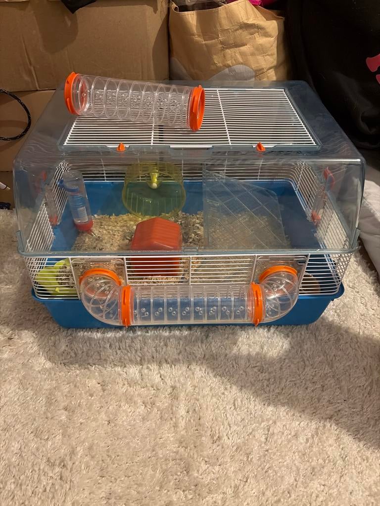 Ferplast hamster kooi groot, Minder dan 60 cm, Kooi, Minder dan 75 cm, Ophalen of Verzenden
