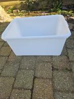 Witte kunststof bak 60 x 40 x 28 cm, Ophalen