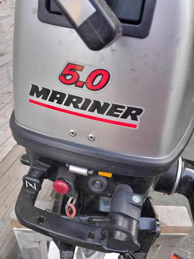 Buitenboordmotor  mariner fourstroke varen vissen, Watersport en Boten, Hengelsport | Algemeen, Ophalen, Gebruikt