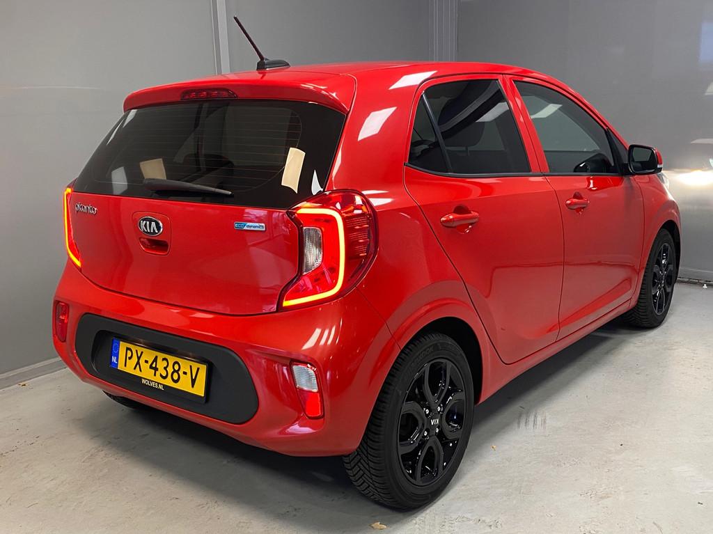 Kia Picanto 1.0 CVVT DynamicPlusLine | CAR PLAY | CLIMA | CR, Stof, Gebruikt, 4 stoelen, Origineel Nederlands