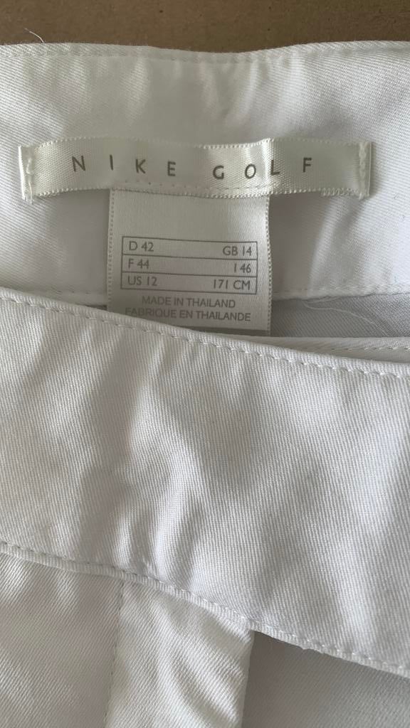 Zgan golfbroek nike wit katoen 42, Kleding | Dames, Ophalen of Verzenden, Zo goed als nieuw