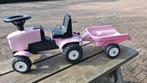 Tractor met kar. Looptractor., Ophalen of Verzenden, Gebruikt, Overige merken, Met kar of aanhanger