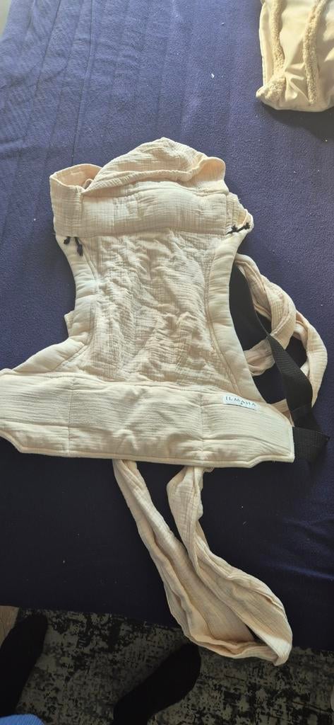 Ilmaha Mei Tai Draagzak Champagne - Fijne Draagzak, Zo goed als nieuw, Buik, Draagzak, Ophalen