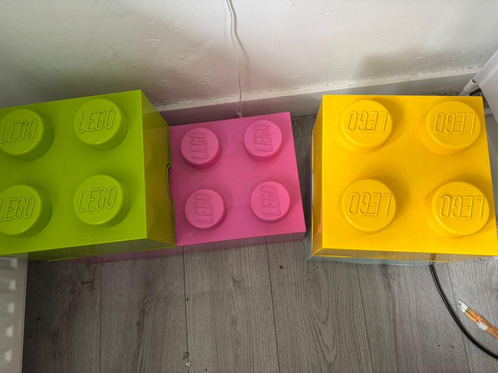 Lego opbergboxen - 4 stuks, Kinderen en Baby's, Speelgoed | Duplo en Lego, Ophalen of Verzenden, Gebruikt, Overige typen, Lego