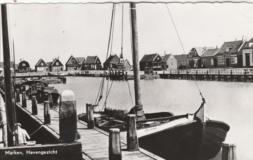 marken- havengezicht, Ophalen of Verzenden, Voor 1920, Noord-Holland