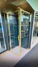 Douchecabine, 90x90, mat goud., Ophalen, Nieuw