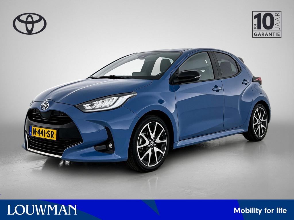 Toyota Yaris 1.5 Hybrid Executive | Trekhaak | Navigatie | S, Auto's, Toyota, 12 maanden, 450 kg, Gebruikt, Blauw
