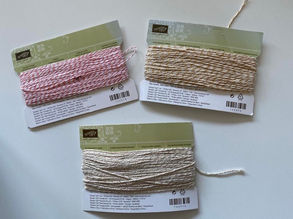 Diverse embellishments van Stampin' Up!, Handgemaakt, Zo goed als nieuw, Overige merken, Knutselmateriaal