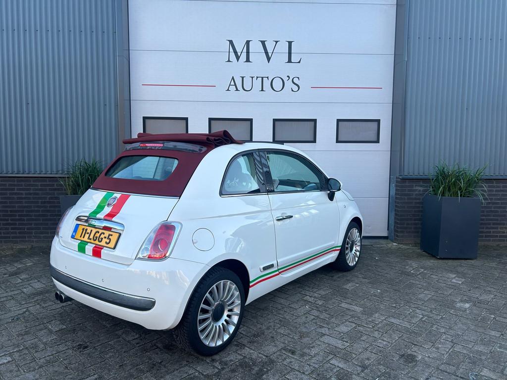 Fiat 500 C 1.4 Lounge / cabrio, Auto's, Fiat, Euro 5, 101 pk, Gebruikt, 31 €/maand