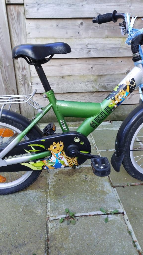 Loekie Diego kinderfiets – 16 inch, Ophalen, Zo goed als nieuw, 16 tot 20 inch, Loekie