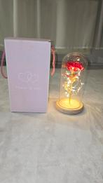 LED Eeuwige Roos in Glazen Koepel - "Flower of Love", Ophalen of Verzenden