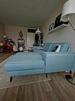 Mooie frisse hoekbank met long chaise, Huis en Inrichting, Ophalen, Zo goed als nieuw, Stof