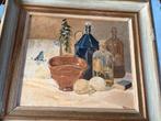 Olieverfschilderij Stilleven . Werk van De Visser 1964, Antiek en Kunst, Kunst | Schilderijen | Klassiek, Ophalen of Verzenden