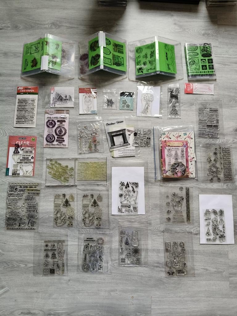 Kerst Clear Stamps, Ophalen of Verzenden, Zo goed als nieuw, Clearstamp