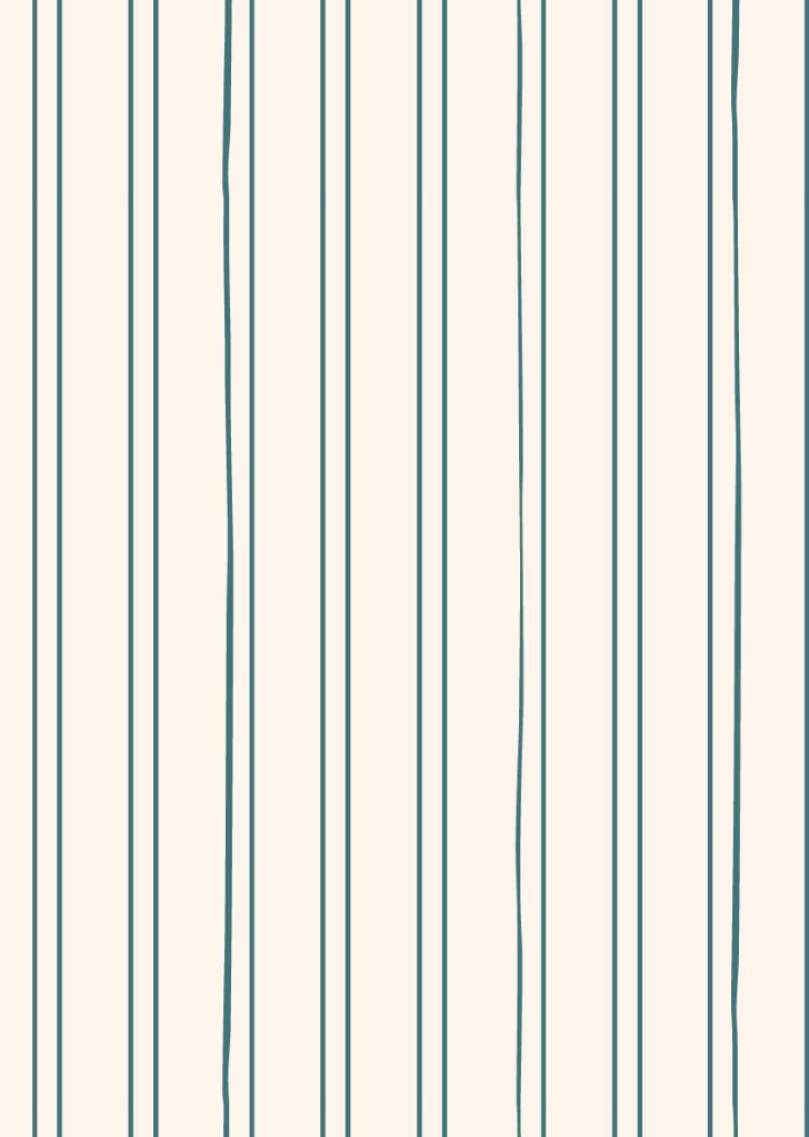 Kinderbehang Gestreept Petrol Bibelotte, Nieuw, Ophalen of Verzenden, Info@bibelotte.nl, Frankeneng 17c, 6716 AA Ede
