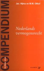 Compendium Nederlands vermogensrecht; J. Hijma; 2002, Verzenden, Alpha, Gelezen, HBO