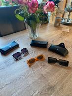 3 zonnebrillen met houder, Ophalen of Verzenden, Zo goed als nieuw, Zwart, Overige merken