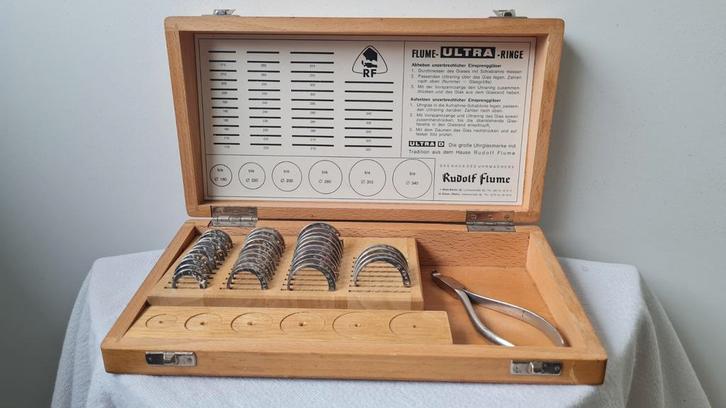 Horlogemaker gereedschap glas zetter afnemer Flume, Antiek en Kunst, Antiek | Gereedschap en Instrumenten, Ophalen of Verzenden