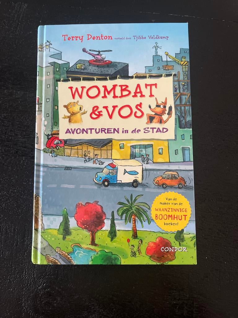 Wombat & Vos: Avonturen in de Stad - Terry Denton, Ophalen of Verzenden, Zo goed als nieuw, Fictie algemeen